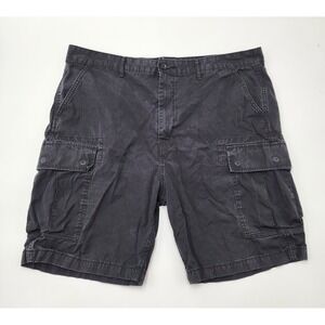 Levi's Cargo Shorts‎ Mens Size 40 Outdoor Black  Flap Pocket Vintage Y2K Baggy